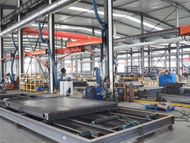 鋼門扇生產(chǎn)流水線